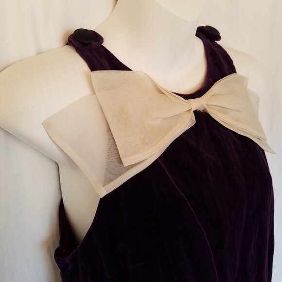 3.1 PHILLIP LIM Velvet Bow Shift Dress - Picture 4 of 6